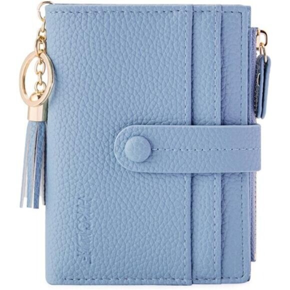 Womens Wallet Small, Card Holder Blue - Picture 1 of 7